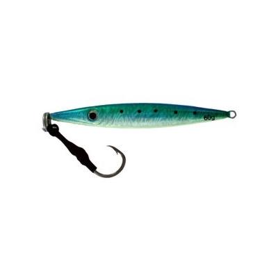 Vertical Jig Garnet Star Green/Flash/Glow 2 ounce - Almost Alive Lures