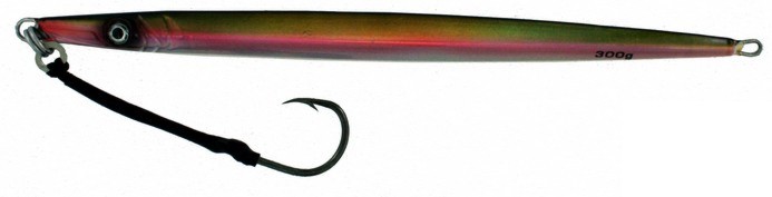 Vertical Jig Cheleb Burgundy Flash 10.5 ounce - Almost Alive Lures