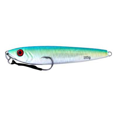 Vertical Jig Gatria Blue-Green/Silver Flash 7 ounce - Almost Alive Lures
