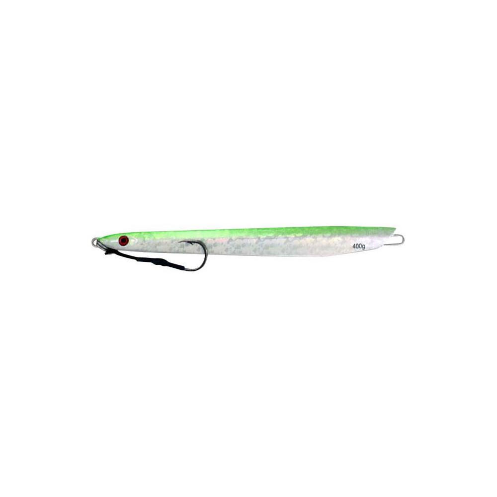 Vertical Jig Merak Green/Silver Flash 14 ounce - Almost Alive Lures