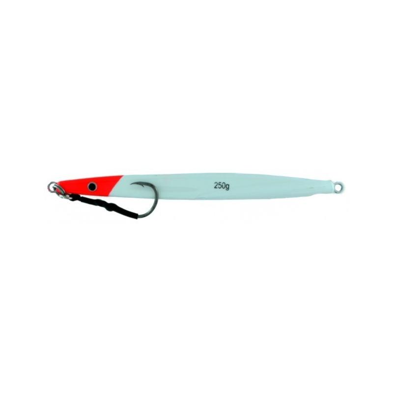 Vertical Jig Nash Red/White 8.5 ounce - Almost Alive Lures