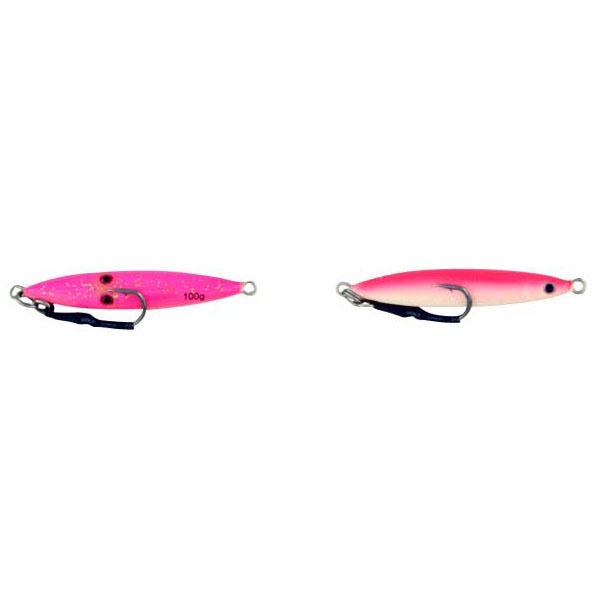 Vertical Jig Sinistra Hot Pink/Pink 3.5 ounce - Almost Alive Lures