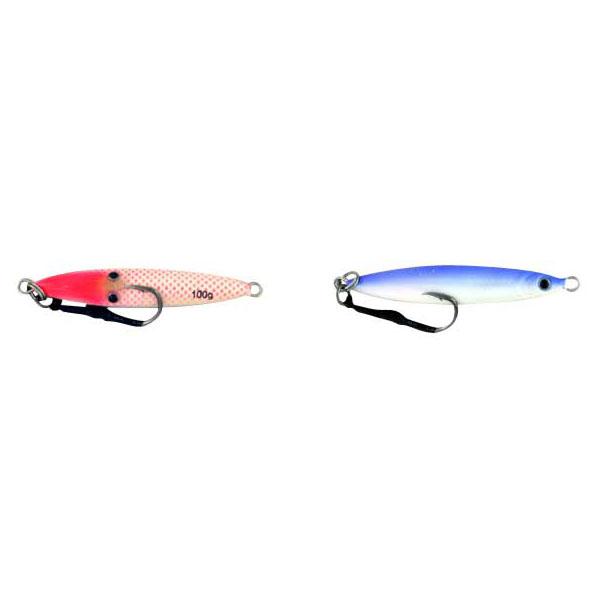 Vertical Jig Sinistra Red/Blue 3.5 ounce - Almost Alive Lures