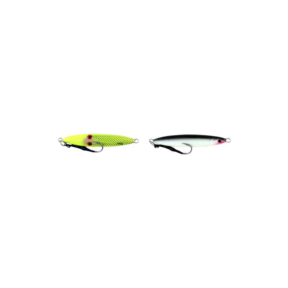 Vertical Jig Sinistra Yellow/Black/White 5.25 ounce - Almost Alive Lures