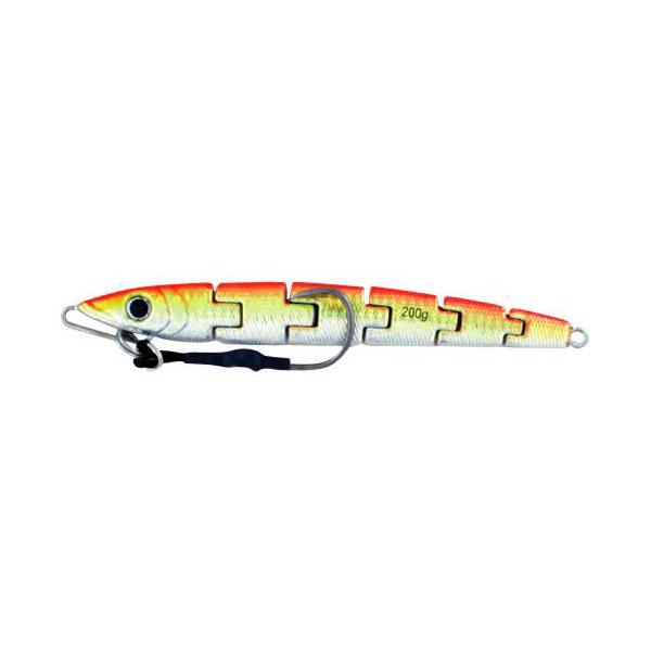 Vertical Jig Sadr Orange/Yellow/Silver 7 ounce - Almost Alive Lures