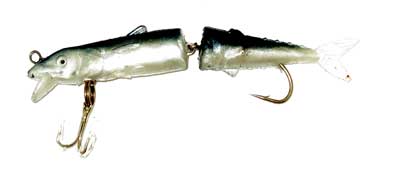 Mackerel- split body swim bait 10 cm - 4 in