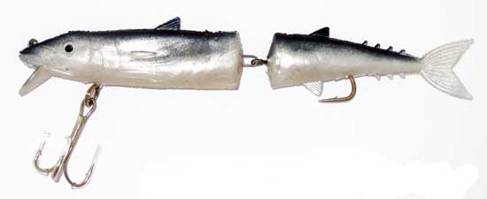 Mackerel- split body swim bait 16.5 cm - 6.4 in
