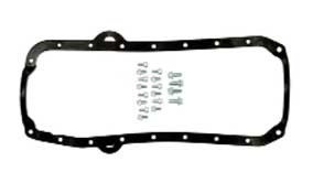 Gasket Oil Pan GM Small Block for 2 Piece Rear Seal to replace 4 Piece Gasket 18-1235