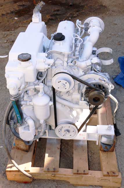 Nanni Diesel 4.180 42 HP Fresh Water Cooled USED in Operating Condition