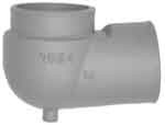 Exhaust Elbow, 4" Outlet Swivel Lower, for Crusader