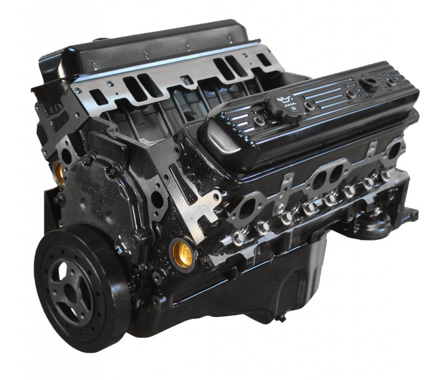 6.2L 383 / 377 Remanufactured Base Engine, 87-96, EFI Electric Fuel Pump Casting 727, Center Bolt Valve Cover, 12-Bolt Intake Manifold