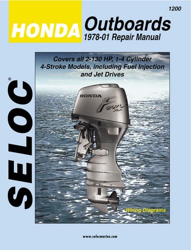 Manual Book Service Repair for Honda Outboard 1978-01 2-130 HP 4 Stroke