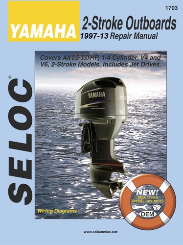 Repair Manual for Yamaha 2 Stroke Outboards 1997-2013