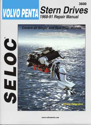 Manual Book Seloc Service Repair for Volvo Inboard Sterndrive 68-91