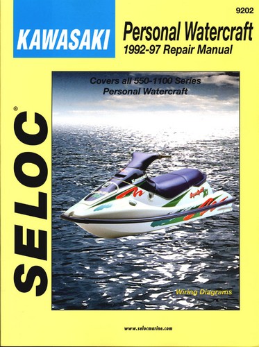 Repair Manual, Kawasaki PWC, 92-97 550-1100 Series