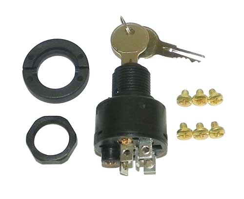 Ignition Key Switch with Push to Choke Johnson/Evinrude Replaces 393301 New0390