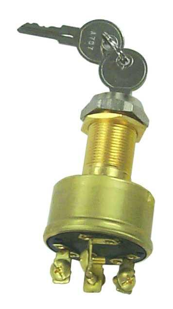 Switch Ignition Marine Brass 4 Position MP4102