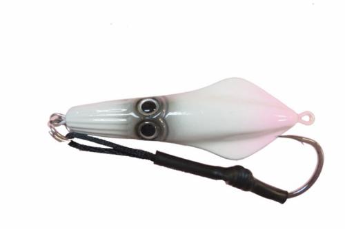 "Sammie" Jig Holographic One Side, Pink Tip Other side 135g