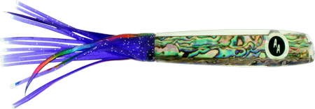 SOOPAH Lure Abalone Shell with Purple Skirt, 7 inch