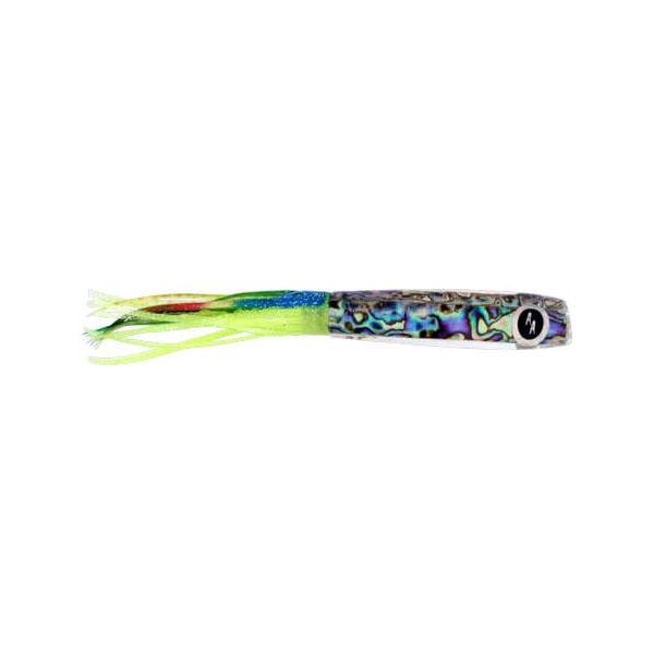 SOOPAH Lure Abalone Shell with Yellow, Green Skirt, 7 inch
