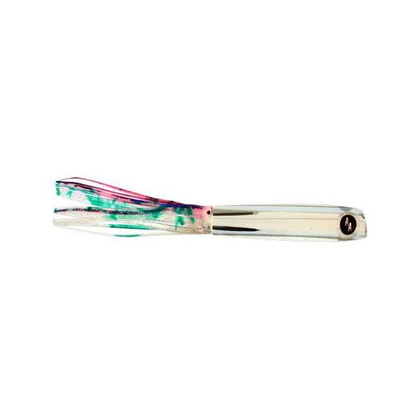 SOOPAH Lure Mirrored with Pink, Clear Skirt, 7 inch