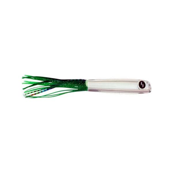 SOOPAH Lure Mirrored with Green Skirt, 7 inch