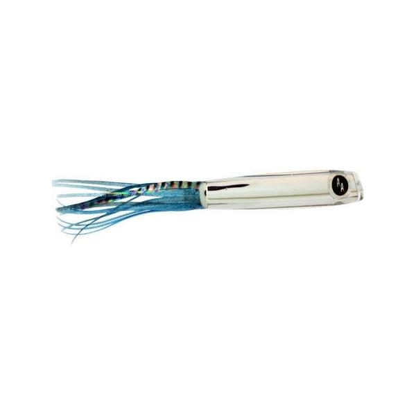 SOOPAH Lure Mirrored with Blue Silver Skirt, 7 inch