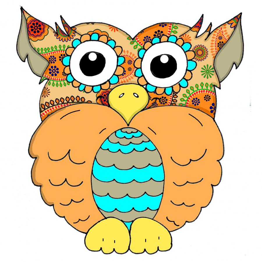 OWL - Paisley design