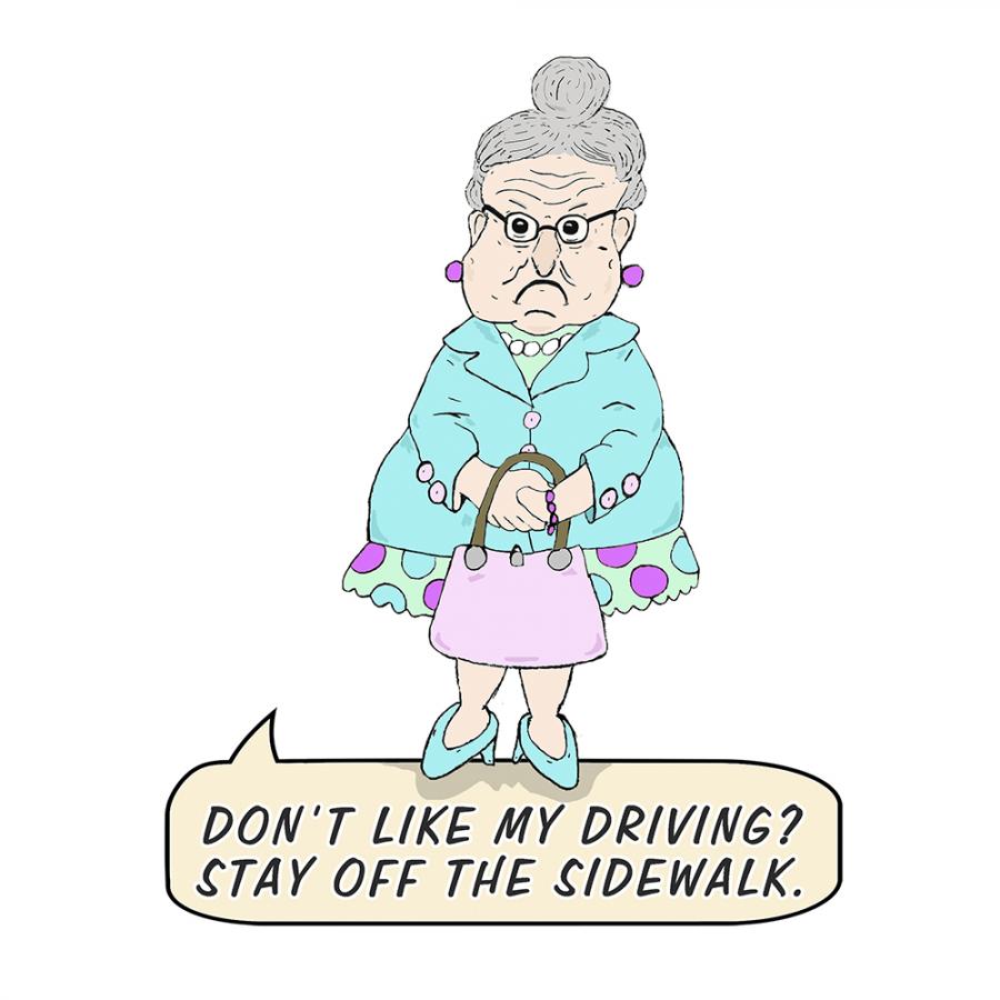 Old Lady - Don't Like My Driving?