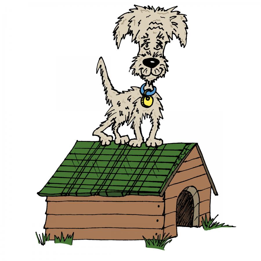 Doggy on Doghouse