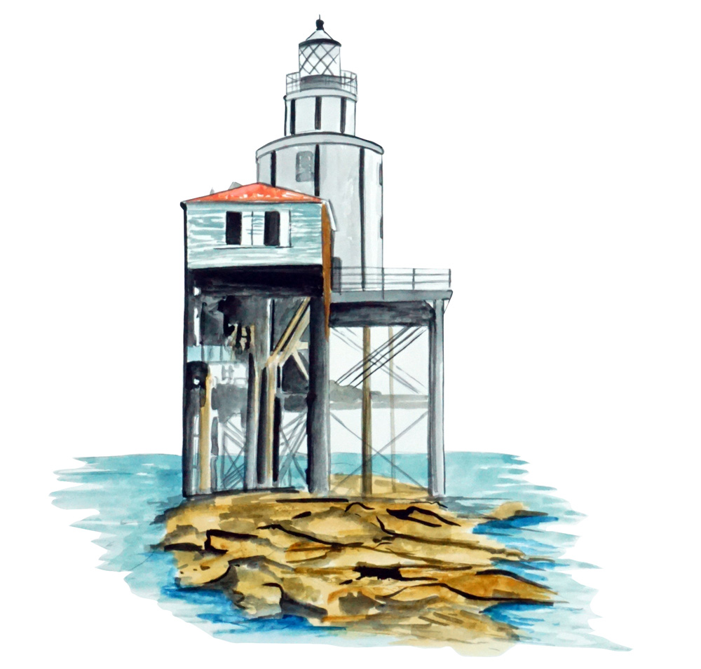 Galveston Jetty Lighthouse