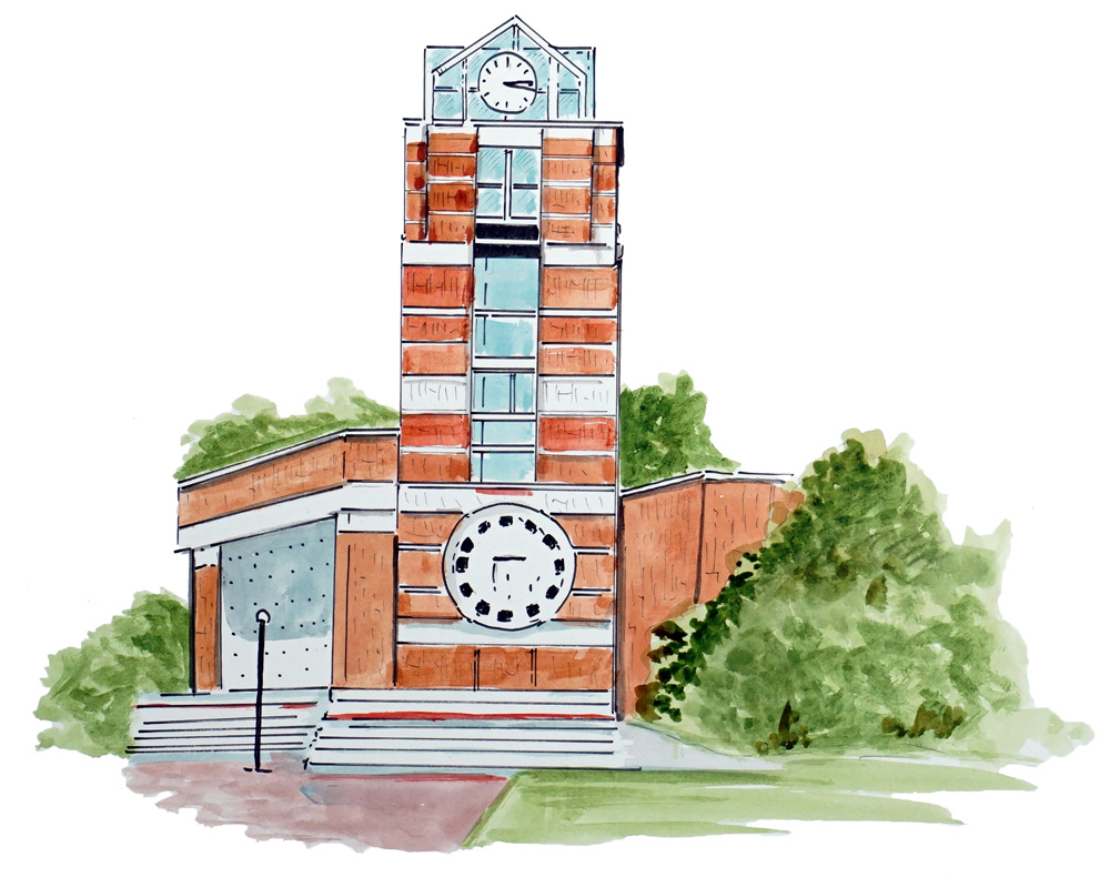 ECU College Clock Tower