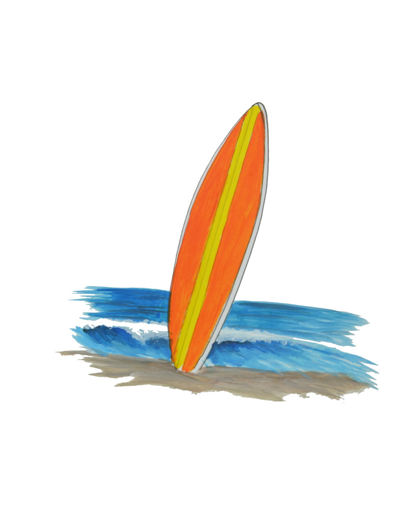 Beach and Surfing