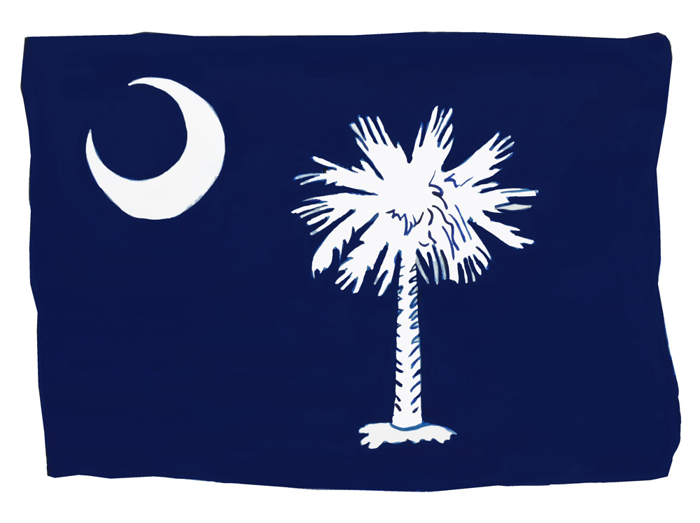 SOUTH CAROLINA FLAG