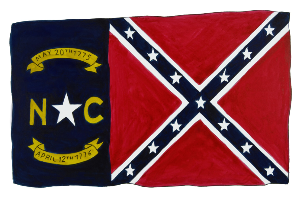 NC CONFEDERATE BATTLE FLAG