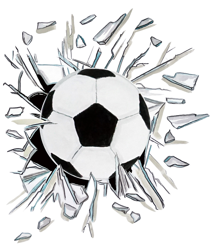 Broken Glass Soccer