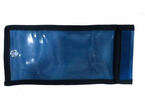 BAMA RIG LURE BAG, BLUE MESH 10 in. x 4-3/4 in.