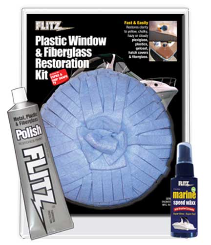 Restoration Kit Plastic Window Fiberglass Flitz PL 31503