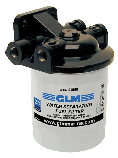 Fuel Filter Kit Marine Water Separating Spin On Filter 28 Micron