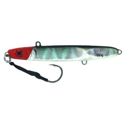 Vertical Jig Zosma Red/Silver Flash/Glow 5 ounce - Almost Alive Lures