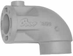 Exhaust Elbow, 4" Upper for Swivel, for Crusader